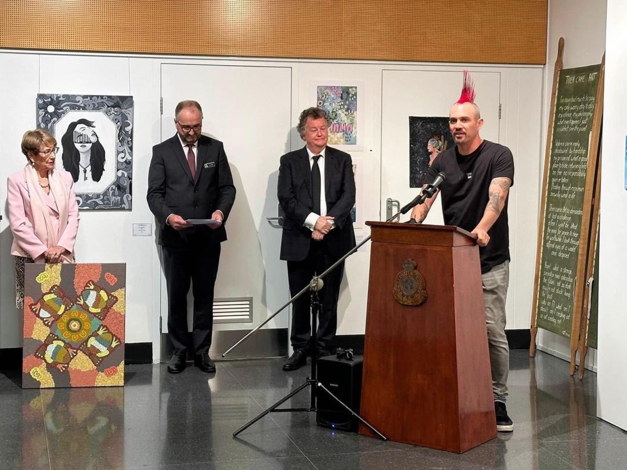 Paper Chained's first art exhibition